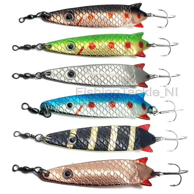 ALLCOCK METAL DEVON Minnow Sinking Salmon / Trout Lures Spinners - All  Colours £5.50 - PicClick UK