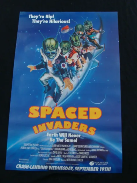 SPACED INVADERS movie poster DOUGLAS BARR ROYAL DANO  original video store promo