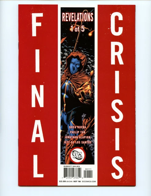 Final Crisis Revelations #1 Comic Book 2008 NM Greg Rucka Philip Tan DC Spectre