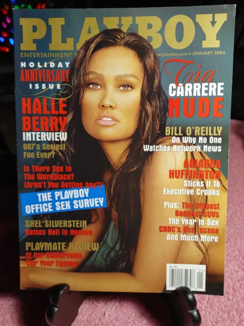Playboy Magazine January Tia Carrere Hot Halle Berry Bill O