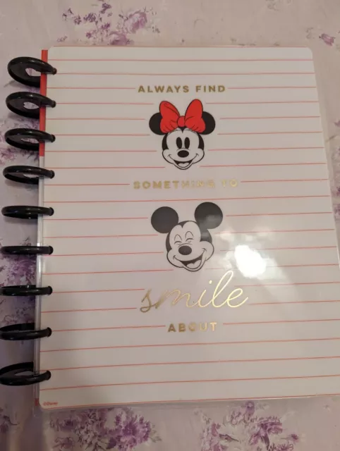 The Happy Planner Disney Minnie Mickey Mouse Goals Positivity Happy Journal