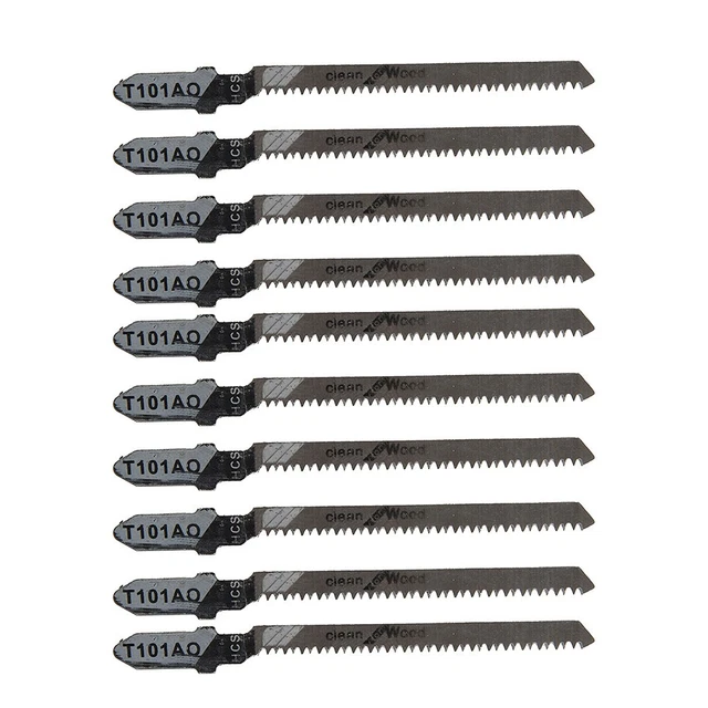 10 PIEZAS Eje T Corte Curvo Sierra de calar T101AO 7.6cm Hcs Tablero de Partículas