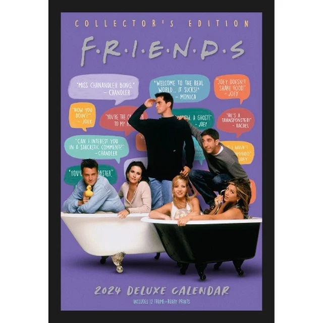 OFFICIAL FRIENDS 2025 Special Edition Calendar With Detachable Artwork