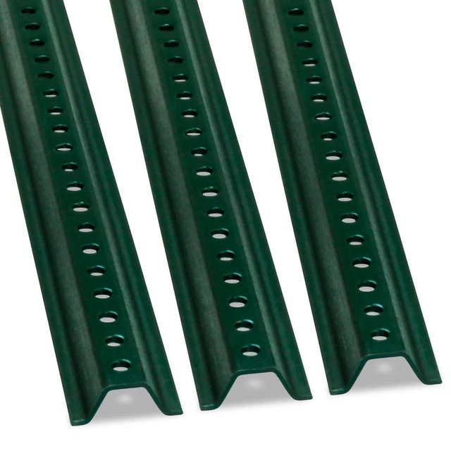 Smartsign U-Channel Sign Post, Medium Weight | 6' Tall Baked Enamel Steel Post -