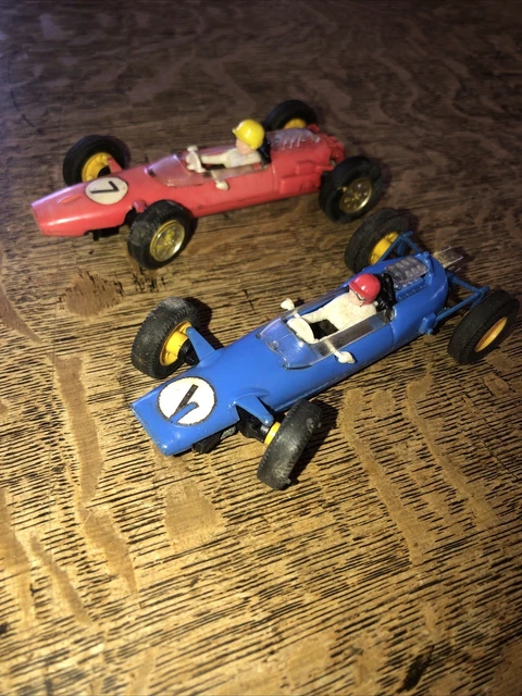 Lot De 2 Voitures F1 Carrera Slot : Lotus Et Cooper - Vintage Occasion