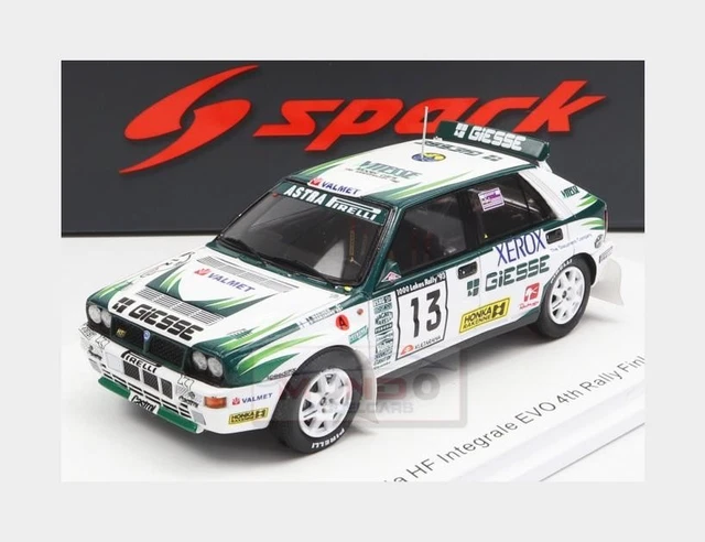 LANCIA DELTA 1993 HF INTEGRALE RALLY IL CIOCCHETTO A.FIORIO 1:43 EAGLEMOSS IXO - BCN STOCK CARS