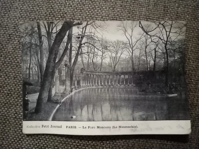 Cpa Paris Le Parc Monceau La Naumachie