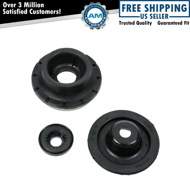 Front Upper Shock Strut Mount Kit Cushion Bearing For VW Jetta Golf Cabrio