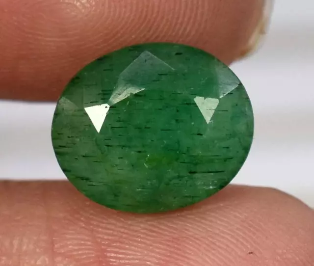 100% Natural Green 4.90 Ct Colombian Emerald Oval Cut 11x9 mm AAA Loose Gemstone