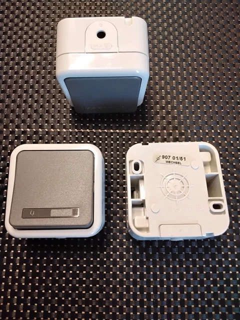 Legrand Doppelwechseltaster 6A - Einsatztaster Für Schalterdosen