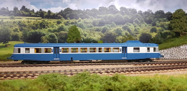 Autorail Roco X 2857 1/87 HO - Bleu-crème, Analogique, Neuf Roco 43077