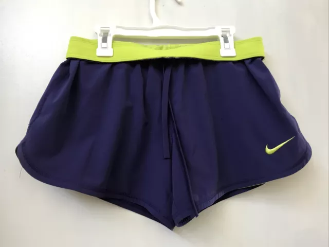 Nike Dri Fit Phantom 2 in 1 Running Shorts 404898-422 Blue Green Women’s Small S