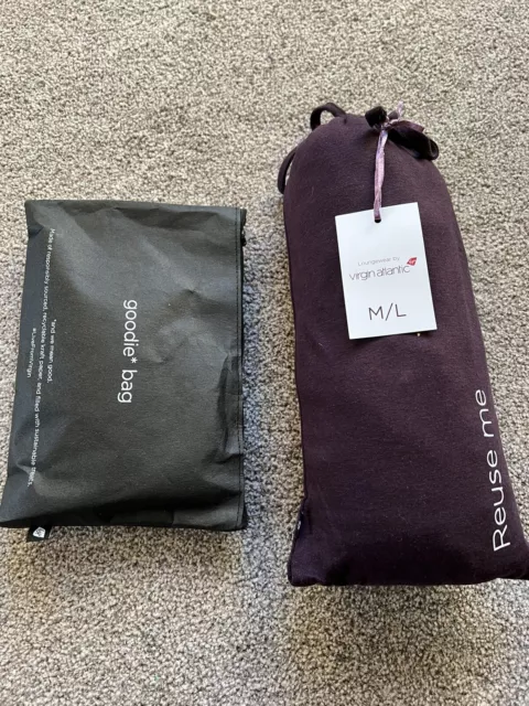 Virgin Atlantic Upper Class Pyjamas Loungewear And Flight Goodie Bag