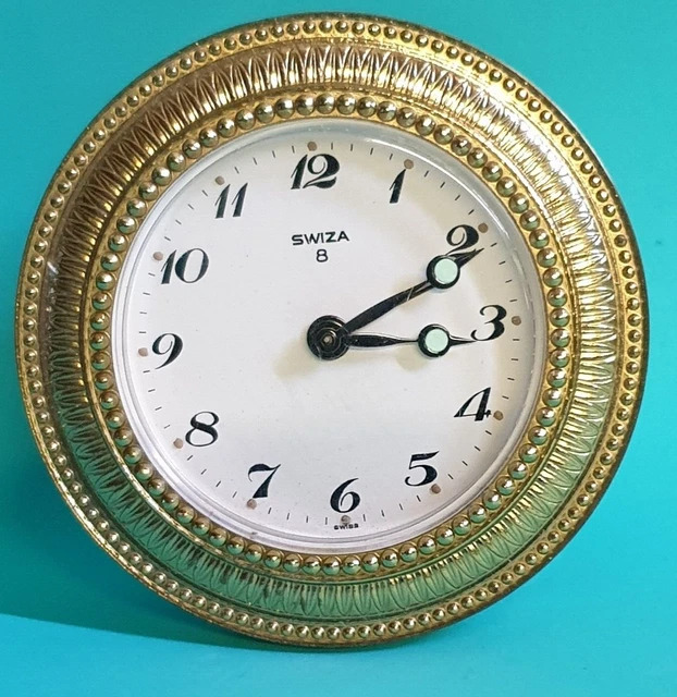 SWIZA orologio sveglia 8 giorni Vintage