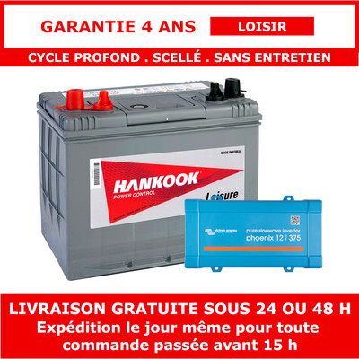 330x172x242mm Bateau Camping Car Hankook XV31MF 12V 100Ah Batterie Décharge Lente Pour Loisir Caravane 