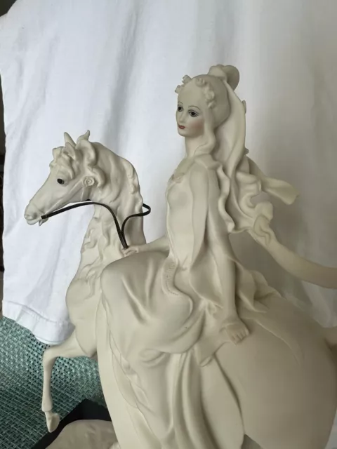 Giuseppe Armani Figurine Statue | 695F “Lady On Horse" Florence
