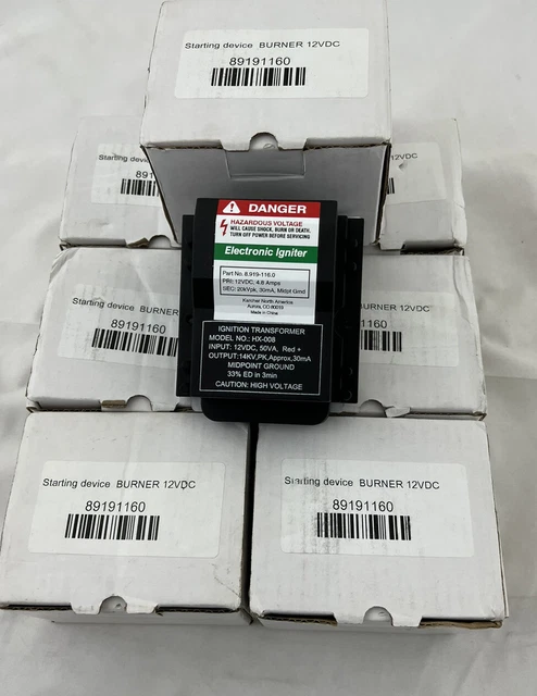 *Lot of 7* NOS Karcher 8.919-116.0 IGNITER TRANSFORMER 120V DC 4.8 AMP HX-008