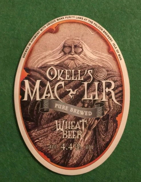 Beer Ale Pump Clip - Okells Brewery Mac Lir - Man Cave  (Ii05)