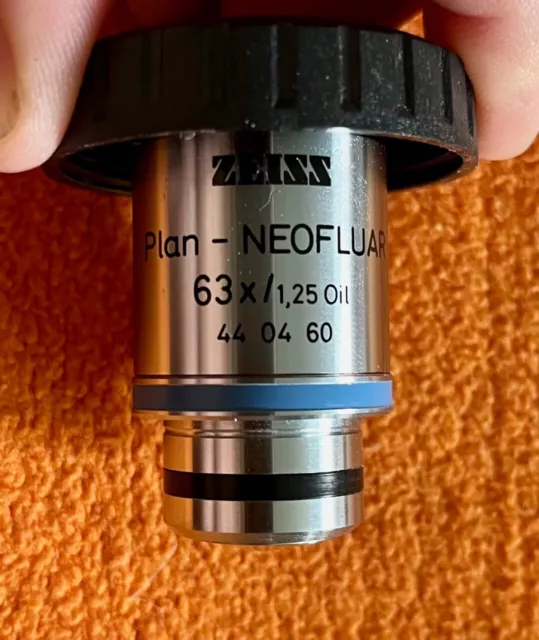 Zeiss Objectif pour Microscope Plan-Neofluar 63x/1,25 Huile 440460 IN Plexidose