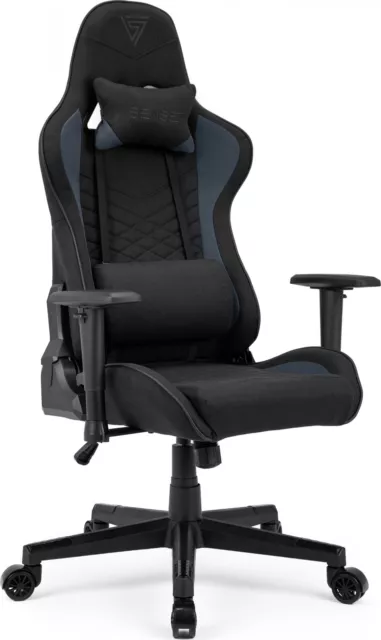 SENSE7 Spellcaster Gaming Stuhl Ergonomischer Bürostuhl Schwarz 150 Kg