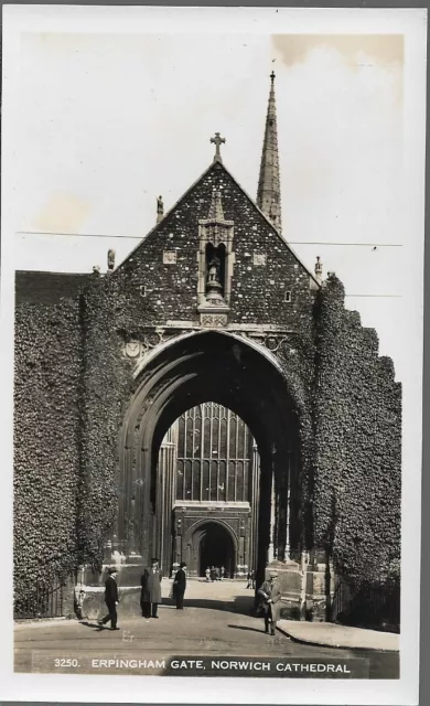 Hervorragende Alte R/P Postkarte - Erpingham Gate - Norwich Cathedral - Norfolk Um 1939