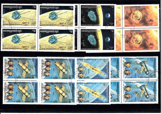 Lot Briefmarken Motiv Raumfahrt Space o (749)