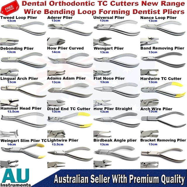 ORTHODONTIC DENTAL PLIERS Hard Wire Tc Ligature Cutters Dentist