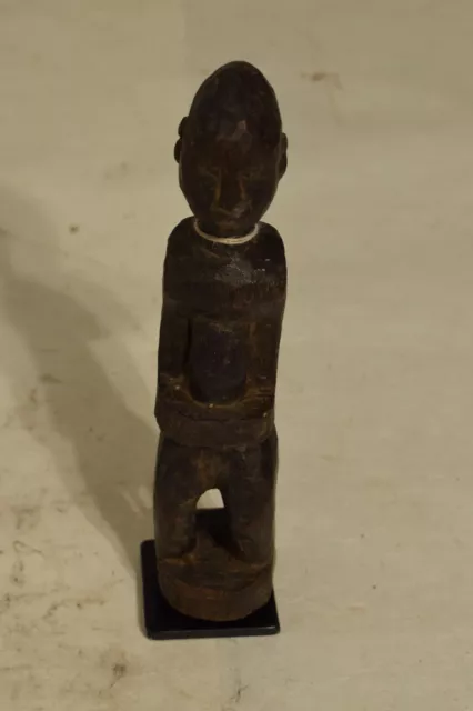 African Male Lobi Fetish Wood Statue Burkina Faso Male Fetish Statue