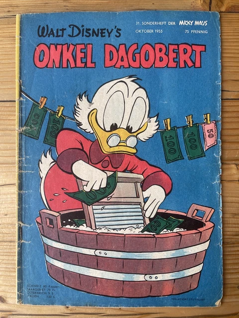 Micky Maus Sonderheft 31 - Original Walt Disney’s Onkel Dagobert - 10.1955 Ehapa