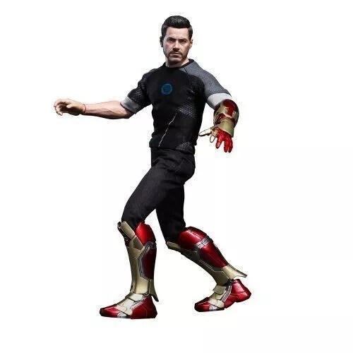 HOT TOYS IRON Man 3 Tony Stark Workshop Armor Testing Ver 1/6 Scale ...