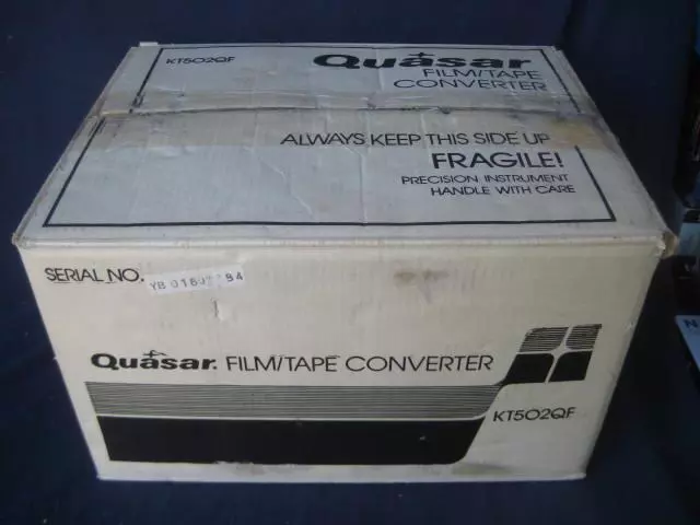 NEW Quasar Film Tape Converter KT502QF Transfer To Camera EXTREMELY RARE NIB