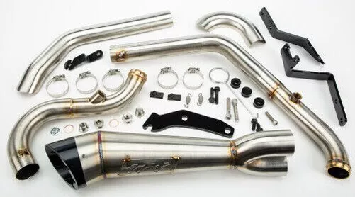Two Brothers Comp-S 2:1 TurnOut Exhaust for Harley Davidson M8 Softail Wide Tire