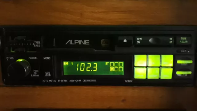 Autoradio alpine 7803MS avec fonction bluetooth sur fonction AM