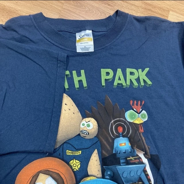 VINTAGE 90S SOUTH Park T-shirt 3D Size XL Santee Tag EUC RARE 