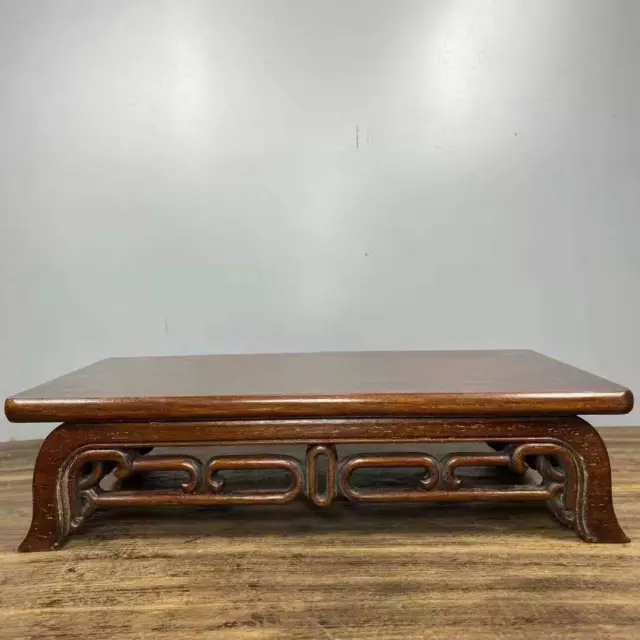 collection Chinese Natural Rosewood Hand carved Exquisite Small table Statues
