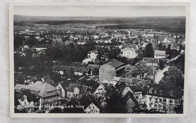 AK 6104 Jugenheim Ortsansicht 1940 Feldpost eines Soldaten Ansfelden