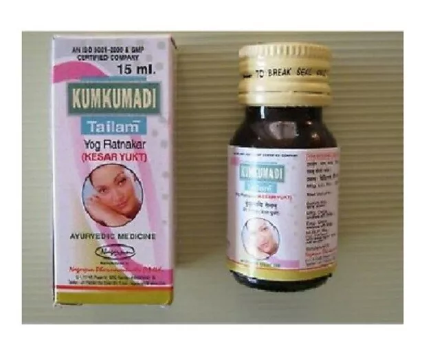 Kumkumadi Ayurvedic Face Oil Made with 24 herbs 15 ml FREE SHIPPING