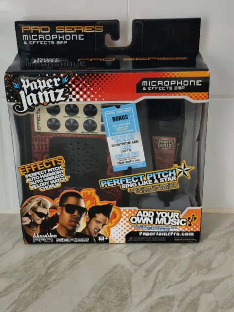 Paper Jamz Microphone And Effects Amp WowWee Red Pro Series