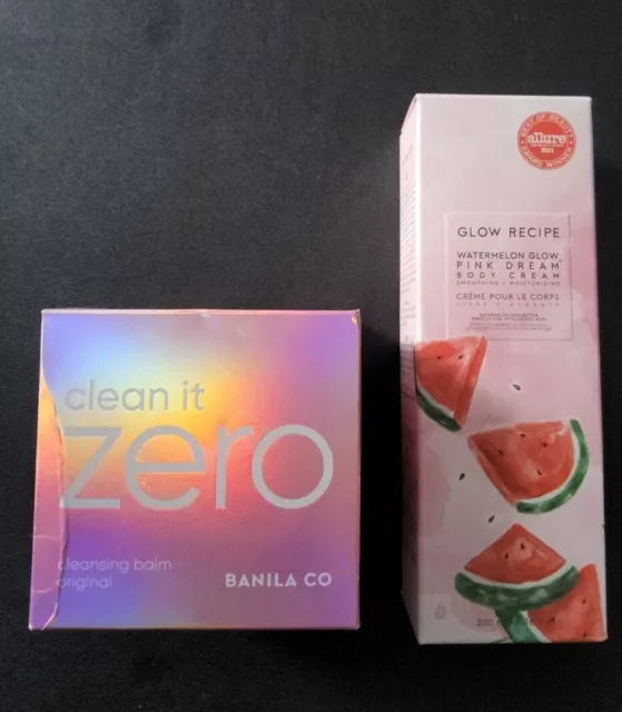 Clean It Zero Banila Co + Glow Recipe Watermelon Glow Pink Dream Body Cream 200