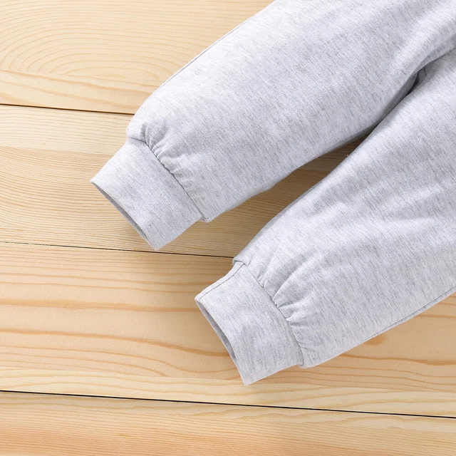 Newborn Baby Boys Tracksuit Kids Hooded Tops Pants Trousers Outfits Clothes Set 6