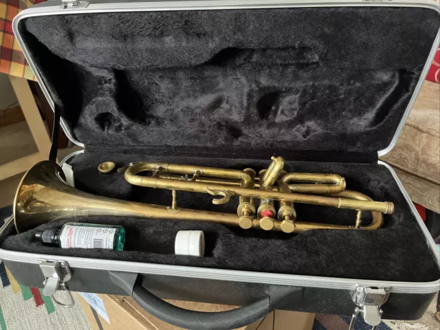 Brass Trumpet Bessons & Co London Wc With Box