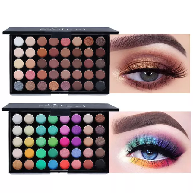 Eyeshadow Palette Makeup 40 Color Cream Eye Shadow Matte Shimmer Cosmetic Set#