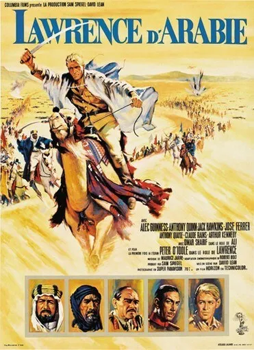 LAWRENCE OF ARABIA MOVIE POSTER Peter O'Toole VINTAGE 6