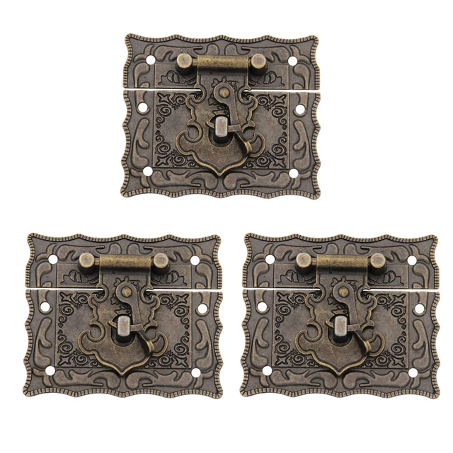Accessories Vintage Wooden Box Lock Storage Box Lock Furniture