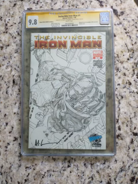 The Invincible IRON MAN #1 Adi Granov CGC Signature Series 9.8 Variant
