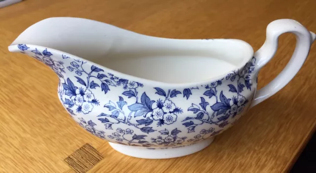 *Very rare* Ironstone staffordshire 'May Blossom' Gravy Bowl by ICtC (England)