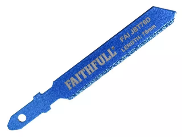 Faithfull - Hoja de sierra de calar Diamond Grit 76mm