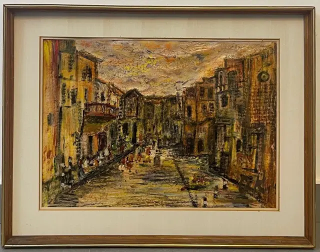 TOP _ Oskar Kokoschka _ Expressionismus _ Die Stadt _ Signiert _ 52,0 x 67,5 cm