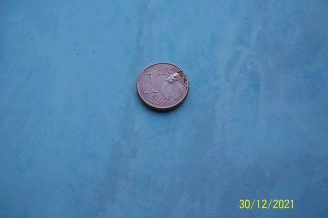 piece de 1 centime euro Fautée 2015 france à circulé 2