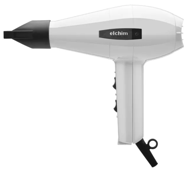 Elchim 2001 Professional Italian Salon Hair Dryer WHITE - High Pressure 1875W